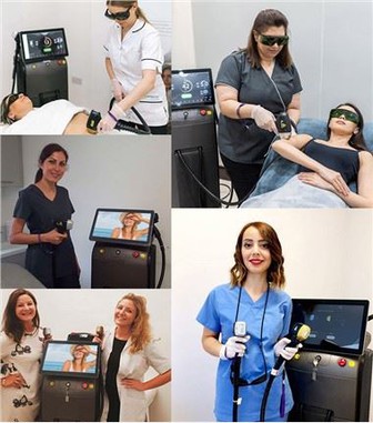 1600W diodes lāzerepilācijas mašīna