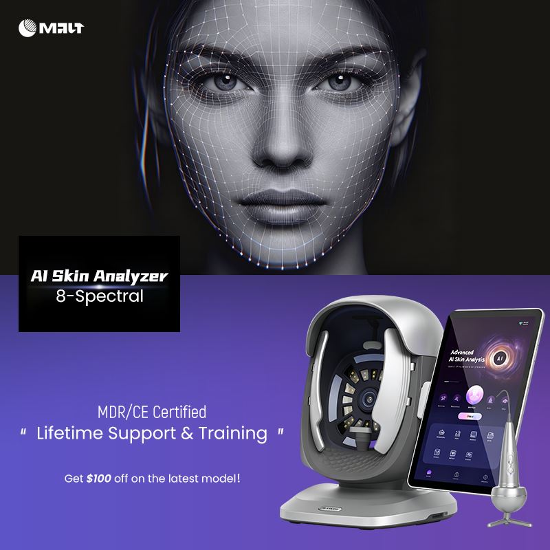 AI Skin Image Analyzer — inteliģenta ādas diagnostikas sistēma profesionālām skaistumkopšanas klīnikām